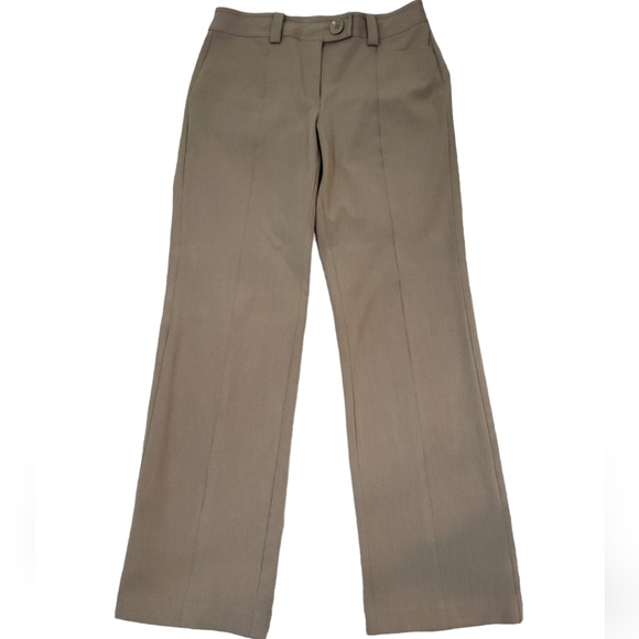 Talbots~Woman Size 6~Beige Straight Leg Classic Trouser Dress Pants Stretch. - Picture 8 of 8